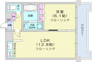 中島公園駅 徒歩18分 4階の物件間取画像